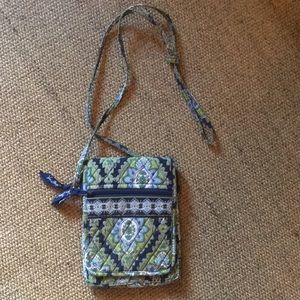 Vera Bradley Blue Green Paisley Crossbody Bag